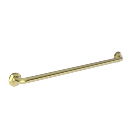 Newport Brass 35" L, Two Post, Solid Brass, 32" Grab Bar in Forever Brass (Pvd), Forever Brass (PVD) 1200-3932/01